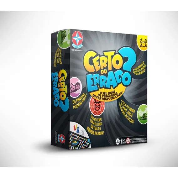 Jogo De Tabuleiro Certo Ou Errado Estrela Foto 1