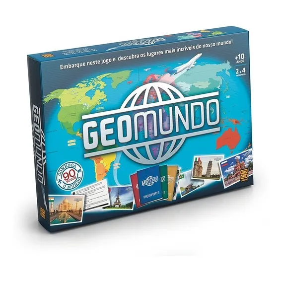 Jogo De Tabuleiro Geomundo Grow Foto 1