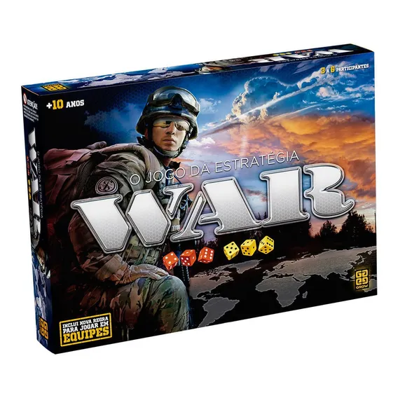 Jogo De Tabuleiro War Grow Foto 1