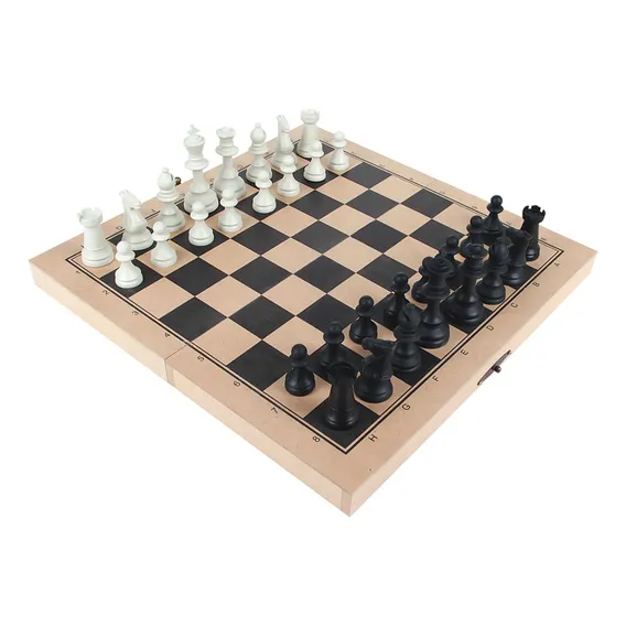 Jogo De Tabuleiro Xadrez Escolar Madeira Carlu Rei 7,5 1167 Foto 1