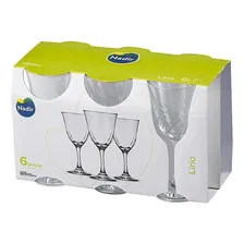 Jogo De Tacas Para Vinho 6 Pecas Lirio Nadir Figueiredo 7134 Foto mini 1