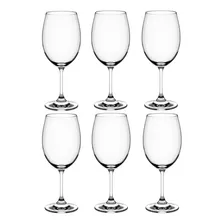 Jogo De Taças Vinho Cristal 6 Peças Taças Para Vinho 450ml Foto mini 1