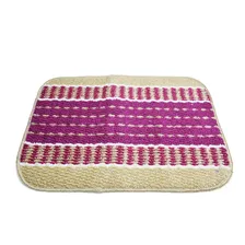 Jogo De Tapetes Para Cozinha Com 3 Peças Bege Com Roxo Foto mini 1