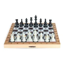 Jogo De Xadrez Tátil Adaptado Braille Foto mini 1