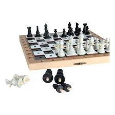 Jogo De Xadrez Tátil Adaptado Braille Foto mini 2