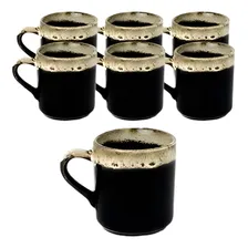 Jogo De Xicara Para Cafe Canequinha Porcelana 6 50ml Foto mini 4
