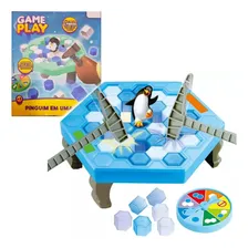 Jogo Derruba Pinguim Brinquedo Quebra Gelo Game Cai Pinguim Foto mini 1