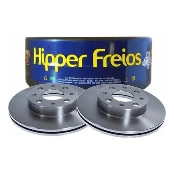 Jogo Disco Freio Dianteiro Ventilado Sem Cubo 240mm 4 Furos Foto 1