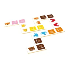 Jogo Domin贸 Cores Infantil Pedag贸gico 28 Pe莽as Colorido Nig Foto mini 2