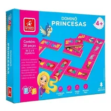 Jogo Dominó Infantil Princesas Em Madeira Coleção Pop Foto mini 1