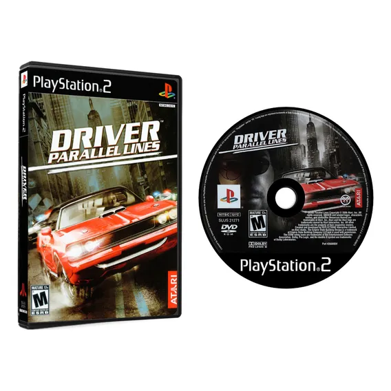 Jogo Driver Parallel Lines Para Playstation 2 Ps2 Fat Slim Foto 1