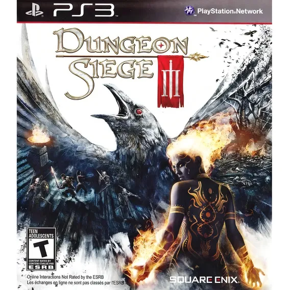 Jogo Dungeon Siege 3 Dungeon Siege Normal Square Enix Ps3 Físico Foto 1