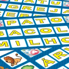 Jogo Educativo Alfabingo Bingo De Letras E Figuras Algazarra Foto mini 2