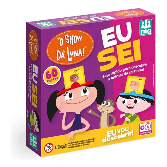Jogo Educativo Eu Sei O Show da Luna Infantil 0739 Nig Foto 1