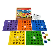 Jogo Educativo Loto Leitura (4 Tabuleiros 105 Peças) Foto mini 2