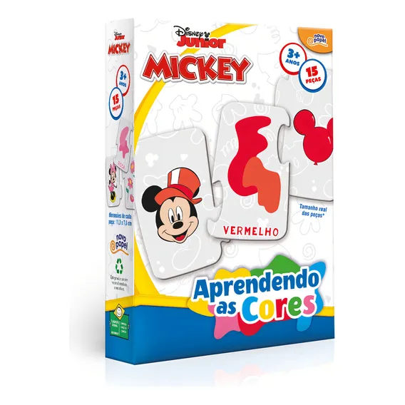 Jogo Educativo Mickey Aprendendo As Cores - Toyster 8071 Foto 1