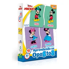 Jogo Educativo Mickey Aprendendo Opostos - Toyster 8073 Foto  mini 1