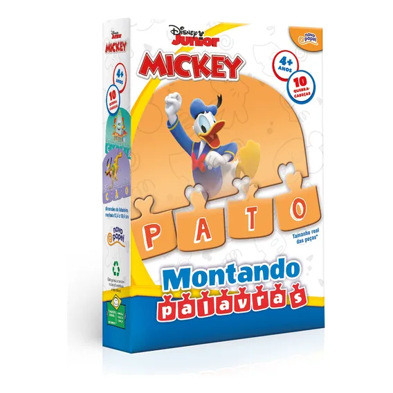 Jogo Educativo Mickey Montando Palavras - Toyster 8072 Foto 1