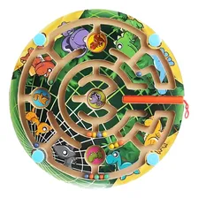Jogo Educativo Pedagógico Labirinto Magnético Temas Diversos Cor Jurassico Foto mini 1