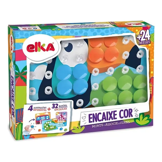 Jogo Encaixe Cor Elka 1146 Foto 1