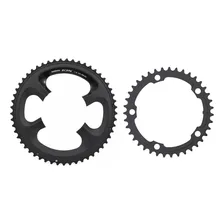 Jogo Engrenagem Coroa Shimano 105 Fc-r7000 53-39 Dentes 11v Cor Preto Foto  mini 1