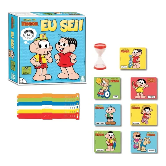 Jogo Eu Sei! Turma Da Monica Nig Brinquedos Foto 1