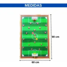 Jogo Futebol 90x60 Peteleco + Kit Jogo Botão Salão De Jogos Cor Gramado Foto mini 2