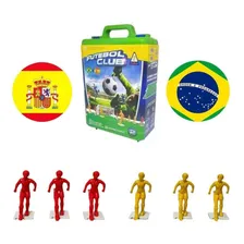 Jogo Futebol Brasil X Espanha Seleções Copa Do Mundo Maleta Foto mini 1