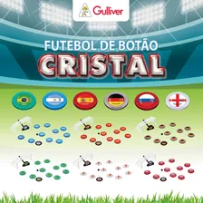 Jogo Futebol De Botão Cristal Gulliver 6 Seleções Time Mundo Foto mini 2