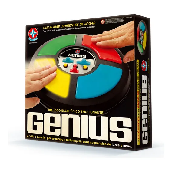 Jogo Genius Multicores Estrela Foto 1