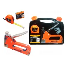 Jogo Grampeador Manual Trena 2m E 500 Grampos Sparta 4200355 Foto mini  3