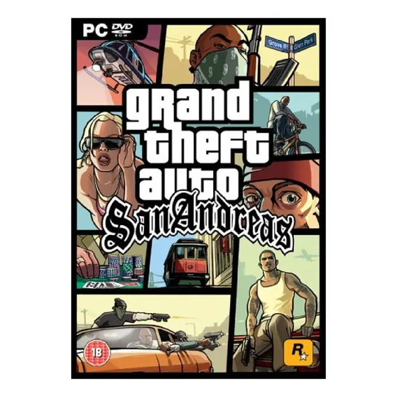 Jogo Grand Theft Auto Gta San Andreas Nacional Pc Foto 1