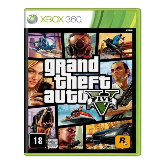 Jogo Grand Theft Auto Gta V Xbox 360 Standard Edition Físico Foto 1