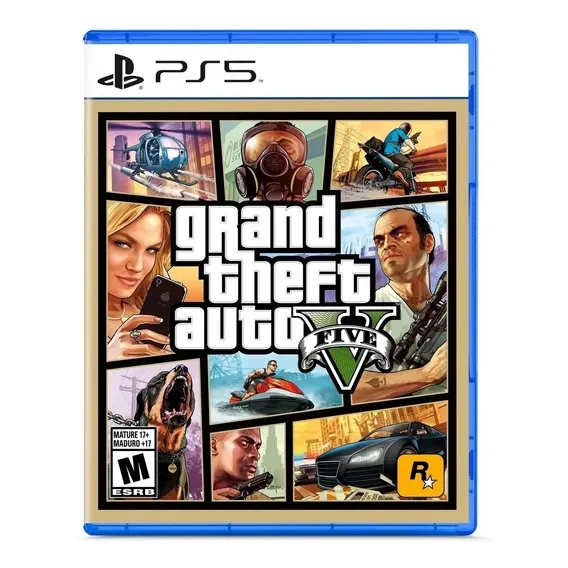 Jogo Gta 5 Ps5 - Grand Theft Auto V Ps5 MĂdia FĂsica Foto 1