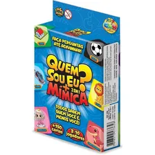 Jogo Infantil Quem Sou Eu 150 Cartas + Jogo Fazendo Mimica Foto  mini 1