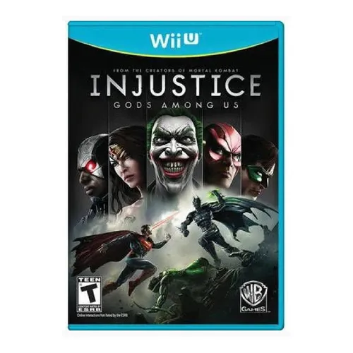 Jogo Injustice Gods Among Us Nintendo Wiiu Midia Fisica Foto 1
