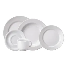 Jogo Jantar P/ 6 Pessoas 30 Pçs Porcelana Schmidt Resistente Foto  mini 1