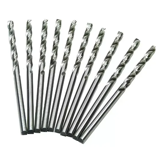 Jogo Kit 10 Brocas Aço Rapido 1,5mm Metal Madeira Foto 1