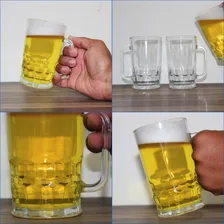 Jogo Kit 48 Canecas Chopp Vidro Copos Cerveja Festa 330ml Foto mini 4