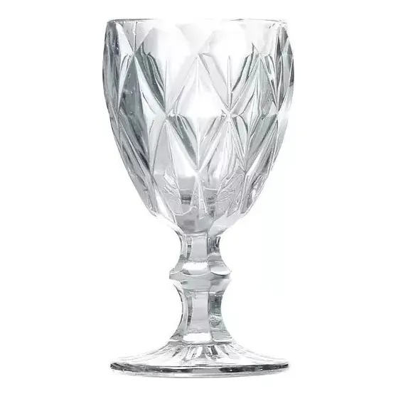 Jogo Kit 6 Taças Diamond Água Vinho 250 Transparente Foto 1