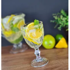 Jogo Kit 6 Taças Diamond Água Vinho 250 Transparente Foto mini 3