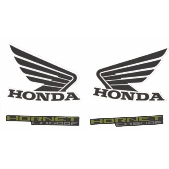 Jogo Kit Adesivos Cb 600 Hornet 2011 2012 Verde - Lb10459 Foto 1