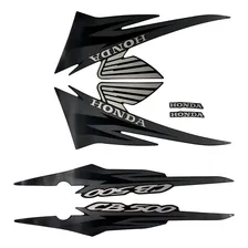 Jogo Kit Adesivos Honda Cb 500 2001 Preta - Lb00780 Foto mini 1