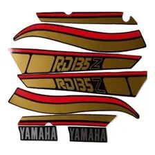 Jogo Kit Adesivos Yamaha Rd 135 Z 1990 Preta - Lb00351 Foto mini 1