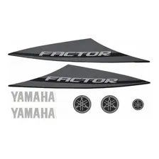 Jogo Kit Adesivos Ybr 125 Factor 2014 Preta - Lb10485 Foto mini 1