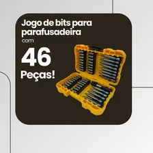 Jogo Kit Bits/ponteiras 46 Peças Encaixe Sextavado ¼ Vonder Foto mini  3
