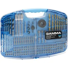 Jogo Kit Caixa Ferramentas 129 Pçs Profissional Gamma G19517 Cor Azul Foto  mini 1