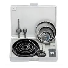 Jogo Kit Serra Copo 12 Peças 19 A 127mm Madeira Gesso Pvc Foto mini  3