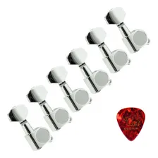 Jogo Kit Tarraxa Tarracha Blindada Em Linha Guitarra Violão Foto mini 1