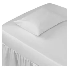 Jogo Lençol Berço Americano Quarto BebĂȘ Menina Menino Cor Branco Desenho Do Tecido Liso Foto mini 2